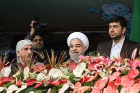 حضور رییس‌جمهور در راهپیمایی ۲۲ بهمن